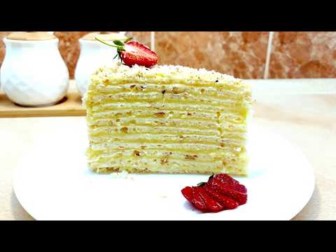 Видео: Творожный наполеон на сковороде