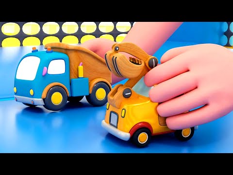 Видео: 🚗 Машинки Мокас – Серия 43 – Надувной замок 🏰 | Добрый мультик для малышей про машинки