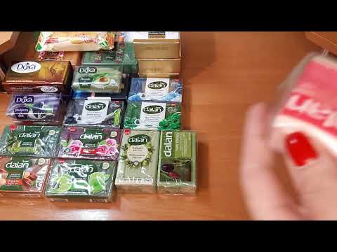 Видео: #135 Обзор коллекции 🧼ТУРЕЦКОГО МЫЛА 🧼2 часть DALAN, DOXA, EVISSA,  NOXES, PALMOLIVE, OLIVOS, EYFEL