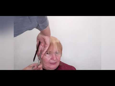 Видео: Короткая женская стрижка, для тонких и редких волос.Short haircut for women, for thin and thin hair