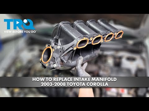 Видео: Как заменить впускной коллектор Toyota Corolla 2003-2008 годов