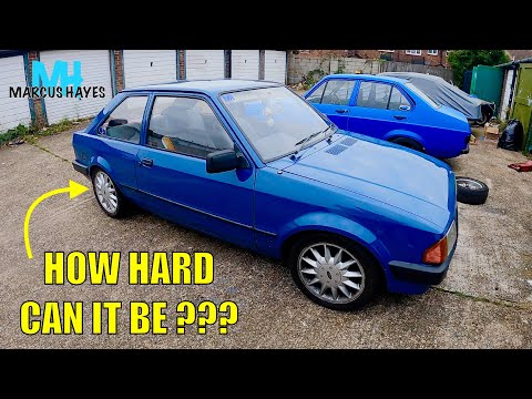 Видео: Замена заднего ступичного подшипника Mk3 Escort.