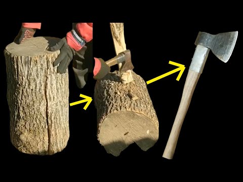 Видео: Делаем надежное и мощное топорище