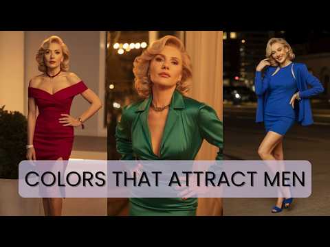 Видео: 5 цветов, которые мгновенно привлекают внимание мужчин к женщинам старше 60 лет