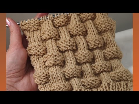 Видео: №174  Объемный узор спицами ПЛЕТЕНКА   Для вязания мужского свитера или пледа