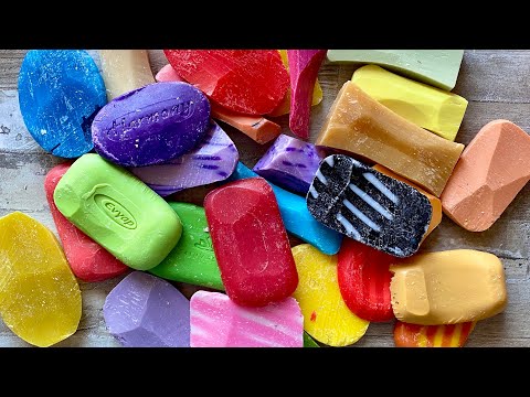 Видео: ASMR Soap cutting | Soap Carving|Резка мыла  | ASMR