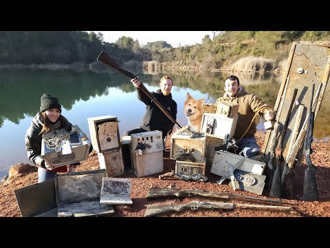 Видео: Во время магнитной ловли мы нашли 21 оружие, 11 сейфов и десятки драгоценностей!