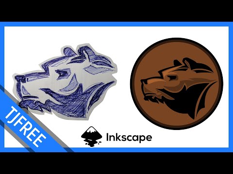 Видео: Inkscape 1.0 | Эскиз в вектор