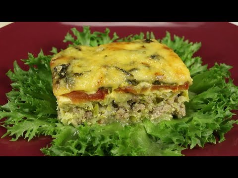 Видео: ДОБАВКИ ПРОСЯТ ВСЕ! Бесподобно Нежная и Вкусная Запеканка из Кабачков с Фаршем!