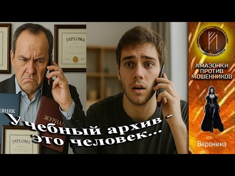 Видео: ВЕРОНИКА. Учебный архив - это человек.. Телефонное мошенничество #разводы #скам #аферисты #троллинг