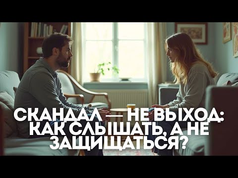 Видео: Скандал — не выход: как слышать, а не защищаться?