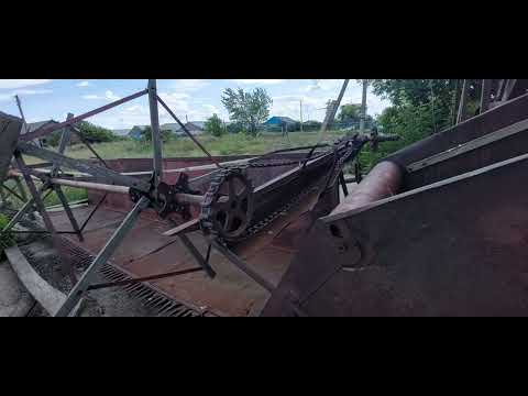 Видео: Прицепной комбайн СТАЛИНЕЦ-6