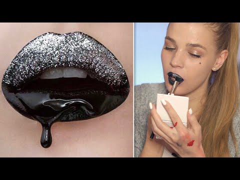 Видео: ПОВТОРЯЮ НЕВЕРОЯТНЫЙ МАКИЯЖ ГУБ из INSTAGRAM ♡ RINA