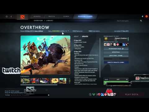 Видео: Dread.[18июня 2015] Dota 2 кастомки ч1