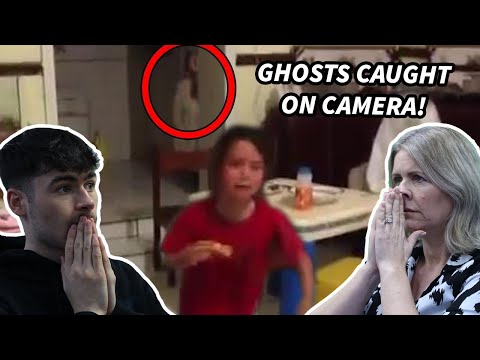 Видео: Призраки попали на камеру? 5 жутких видео! Реакция британской семьи!