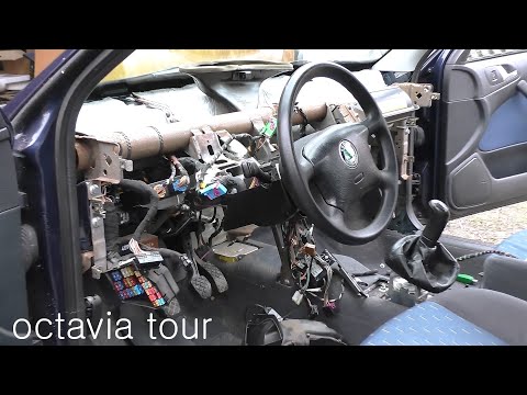 Видео: Снятие торпеды и корпуса печки октавия тур / octavia tour heater removal