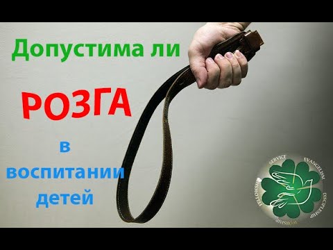 Видео: "Допустима ли розга в воспитании детей?"