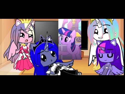 Видео: //Реакция принцесс на тик ток💕//Принцесса Селестия