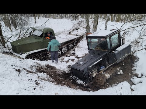 Видео: ДТ75 на японском V8 против АТ-Л 1958 года!