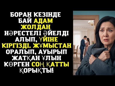 Видео: Бай боранда нәрестелі әйелді үйіне алды, үйге келгенде ұлының жағдайын көрді