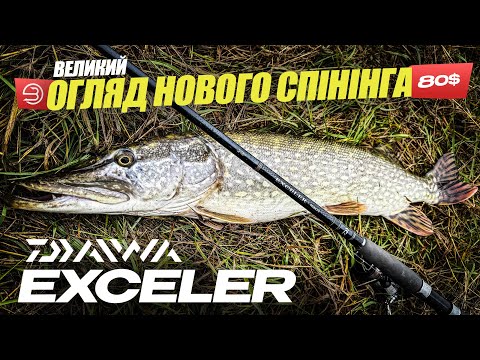 Видео: Огляд новинки 2024 - СПІНІНГ DAIWA EXCELER! ГАРНА рибалка на Десні + щука на твіч на ставку поряд!