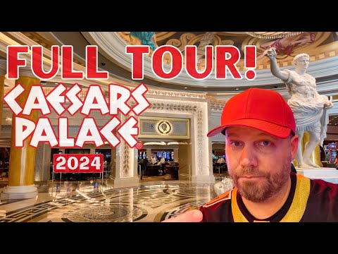 Видео: Приходите прогуляться по легендарному Caesars Palace в Лас-Вегасе! Полная пешеходная экскурсия 20...