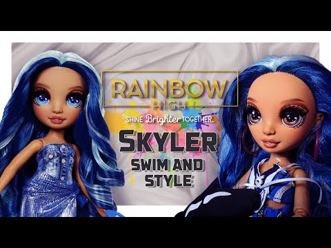 Видео: ✨Обзор Rainbow high ✨ Skyler - Swim and Style ✨