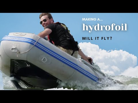 Видео: Создание летающей лодки — подводное крыло