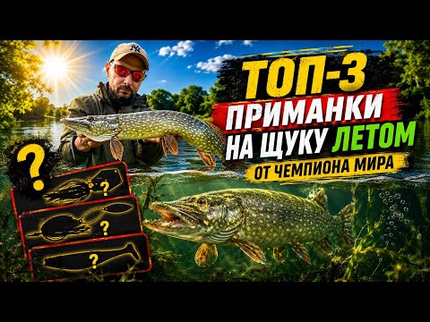 Видео: ⚠️ТОП-3 УБИЙЦЫ ЩУКИ ЛЕТОМ! Чемпион мира раскрывает секрет🤫