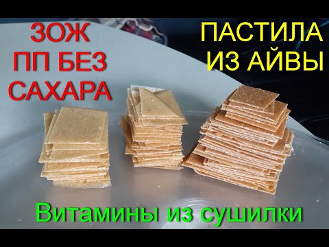 Видео: АЙВОВАЯ ПАСТИЛА В СУШИЛКЕ БЕЗ САХАРА. ЗОЖ. Полезно, вкусно, просто! Полезный перекус.