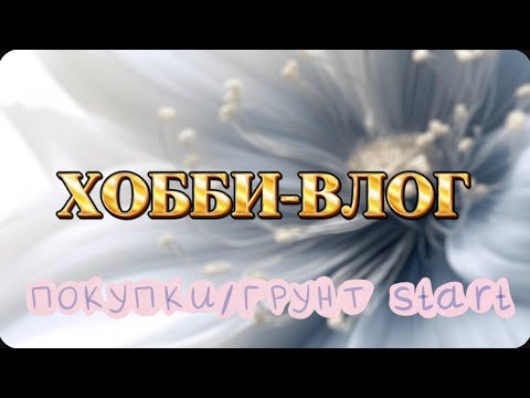 Видео: Хобби-влог 💎 Покупки/Тестирование нового грунта Start