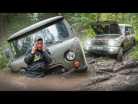 Видео: Буханка на нарезанной резине против Pajero 2. А вы говорили японцы валят. Кто проходимее?