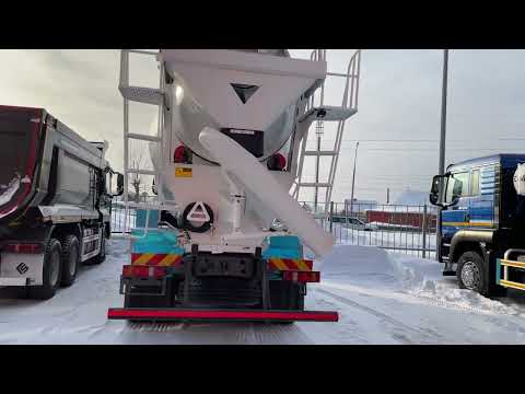 Видео: Бетономиксер Sitrak 6x4