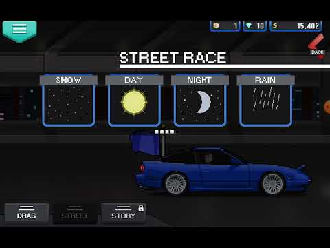 Видео: Играем в игру Pixel Car Racer