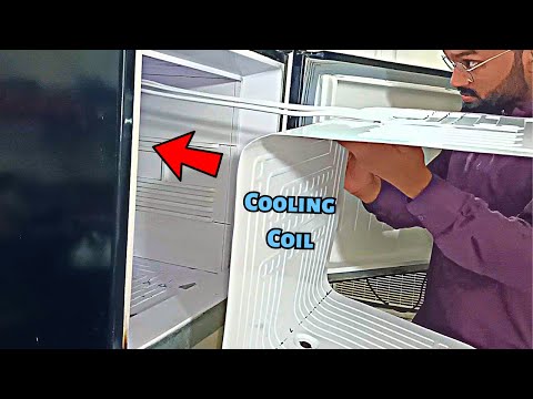 Видео: Я установил новый охлаждающий змеевик испарителя в протекший холодильник