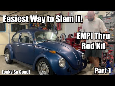 Видео: Самый простой способ прикончить насекомое! — Установка сквозной тяги — VW Beetle — Часть 1