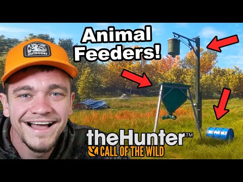 Видео: Я охотился с кормушками для дичи в игре Hunter Call of the Wild!!