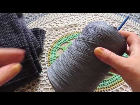 Видео: Свитер крючком. Про линию реглана. Посылка с шелком.