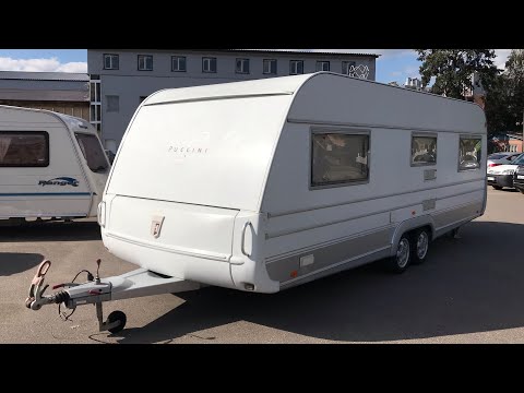 Видео: Обзор каравана Tabbert Puccini 2 оси, шикарный прицеп для семейного отдыха