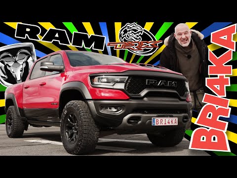 Видео: Най-харчещия пикап в света  : Dodge RAM 1500 TRX | Review Bri4ka