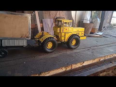 Видео: как к-700А1:10 везёт к-700А в1:14 масштабе отправляй подписчику ?