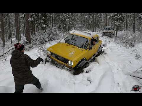 Видео: Разведка для стока) очень много снега! Новая конфигурация нивы