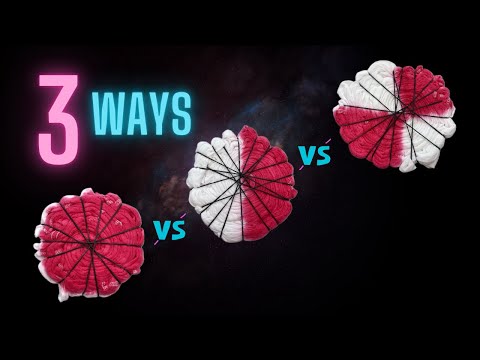 Видео: Урок по технике тай-дай | Одноцветная спираль