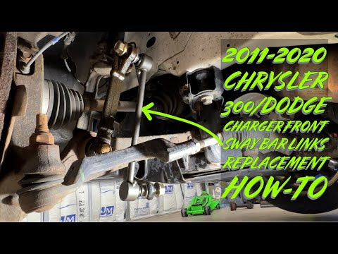 Видео: Инструкция по замене передних стоек стабилизатора поперечной устойчивости Chrysler 300/Dodge Char...
