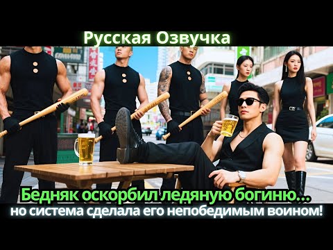 Видео: Бедняк оскорбил ледяную богиню… но система сделала его непобедимым воином!