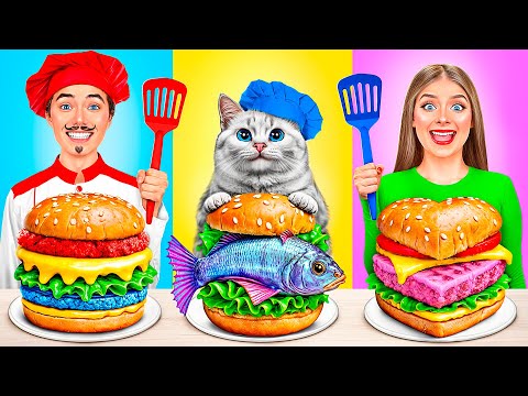 Видео: Кулинарный Челлендж: Я против Бабушки с Котиком | Смешные Челленджи от Jelly DO Challenge