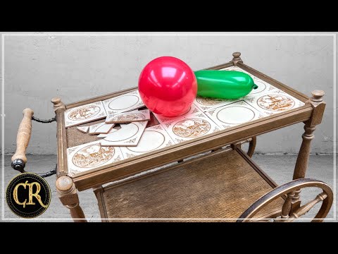 Видео: Когда ДОЧЬ приносит проект. Преображение чайной тележки