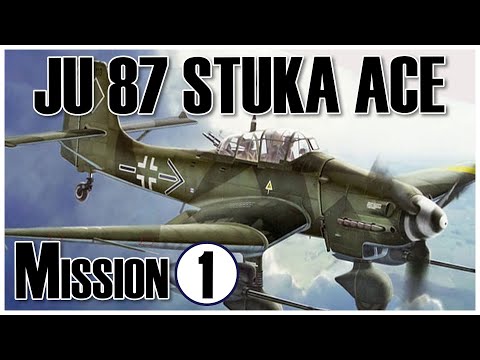 Видео: Ju 87 Stuka Ace | Геймплей 1 | Lock 'N Load Publishing | Настольная игра Wargame | WW2 | Миссия 1