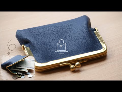 Видео: Как сделать кошелек / Поделки из кожи / Выкройка из бумаги / 179