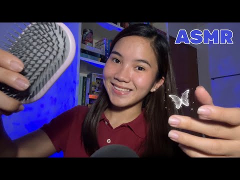 Видео: ASMR | Укладка и исправление причёски 🎀💇🏻‍♀️ | Стрижка, расчёсывание, звуки рта, звуки рук и мног...